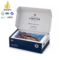 Boîte rigide résistante à l'humidité pour l'emballage de homards en chaîne du froid par Xiangyu Professional, pour produits de la mer haut de gamme, avec personnalisation de la marque, boîte d'expédition