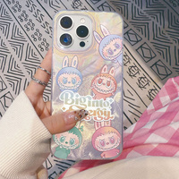 Coque de téléphone PC motif plume MilkyWAY pour 15/16 Pro Max, antichoc et étanche avec support de cadre d'appareil photo