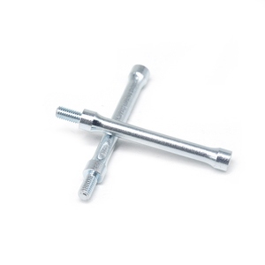 Goujon de positionnement à double extrémité en acier au carbone usiné CNC <span class=keywords><strong>suisse</strong></span>, personnalisé en usine OEM, plaqué zinc - Product Image 2