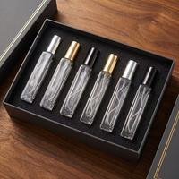 Atomiseur de parfum de voyage 10ml 15ml, flacon pulvérisateur rectangulaire en verre rechargeable, mince et plat, pour sac à main et voyage d'affaires