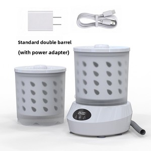 <span class=keywords><strong>Lavadora</strong></span>-Secadora Automática con Alimentación USB, Diseño Compacto de Doble Tina, Cesta de Lavado <span class=keywords><strong>Desmontable</strong></span>, <span class=keywords><strong>Lavadora</strong></span> Portátil - Product Image 5
