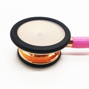 Customized Portable Double-Sided Rose Gold Adult Children's <b>Stethoscope</b> Frequency Conversion Third-Generation Laser Engraving - Product Image 3
