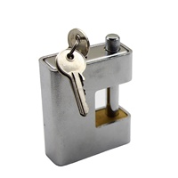 Cadenas de sécurité en acier blindé 90 mm, robuste et rectangulaire, pour usine