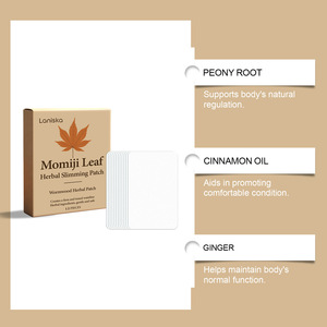 Patchs de Soin Herbal Feuille de <span class=keywords><strong>Momiji</strong></span> et Absinthe Amincissants, Ajustables au Corps, Portables, pour Soin Quotidien, Légers - Product Image 6
