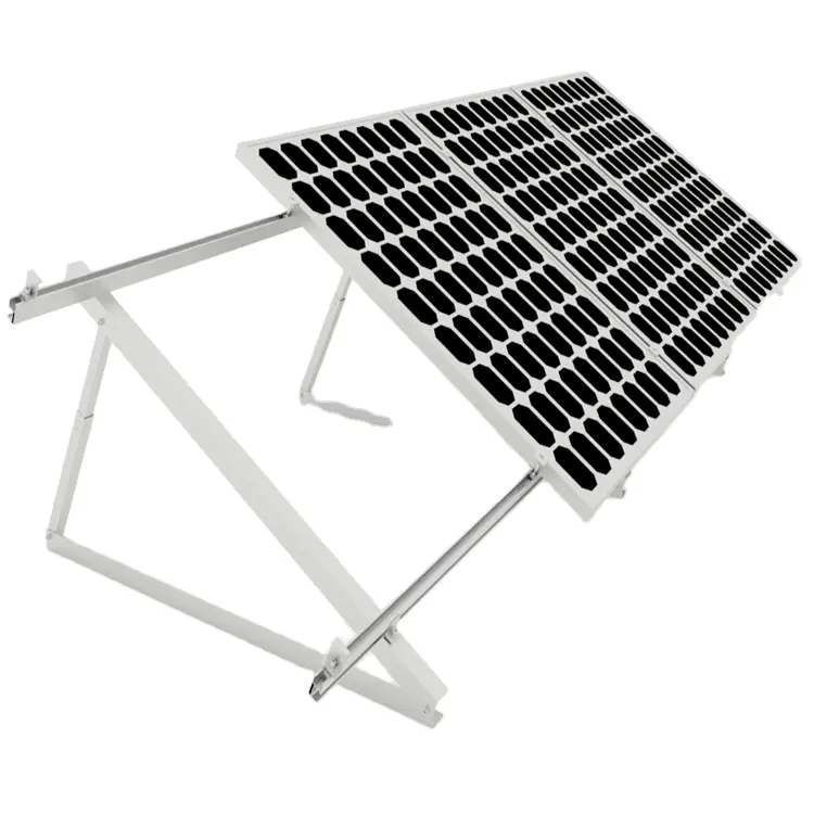 Güneş montaj düz çatı montaj sistemi güneş enerjisi raf