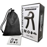 Ensemble de 5 entraîneurs de force de préhension en silicone réglables, professionnels, personnalisables en couleur et logo, pour la vente en gros