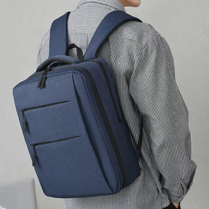 Mochila Ejecutiva Oxford de Gran Capacidad con Cierre de Cremallera, Impermeable, Antirrobo, USB, Diseño Geométrico, Estilo Simple para Comercio Exterior - Product Image 6
