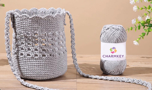 Venta al por mayor nuevo diseño <span class=keywords><strong>de</strong></span> moda <span class=keywords><strong>de</strong></span> algodón hueco <span class=keywords><strong>de</strong></span> lujo brillante núcleo <span class=keywords><strong>de</strong></span> lino <span class=keywords><strong>hilo</strong></span> <span class=keywords><strong>de</strong></span> plata para tejer ganchillo bolso DIY sombrero chal - Product Image 6