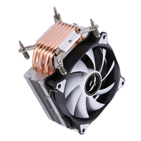 QiuzAim ordinateur 1700CPU dissipateur thermique 4/6 Tube de cuivre 1200 silencieux et lumineux 1151cpu ventilateur 120mm bureau PWM contrôle de la température