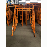 Système de tubes et de pinces en acier galvanisé à chaud avec coupleur double pivotant pour échafaudage de construction