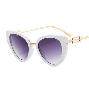 9508 dégradé nuances lunettes de soleil lunettes de soleil blanc <span class=keywords><strong>écaille</strong></span> de tortue nouvelle mode à la mode femmes nuances oeil de chat lunettes de soleil 2024 - Product Image 4