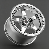 Jantes forgées RT-S S71 Beadlock polies/noires concaves profondes 15x10 17x10 5x112 5x120 pour course tout-terrain, compatibles BMW M3 M4 M5 G80 Ford