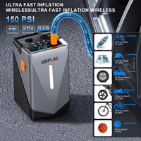 Démarreur de voiture portable multifonction avec pompe à air, souffleur, compresseur, batterie externe, gonfleur de pneus OEM