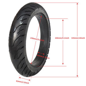 Pneu de vélo électrique 14x2.5 - Pneu sous vide résistant aux crevaisons pour le remplacement des pneus de vélo, adapté aux vélos pour enfants, vélos électriques - Product Image 3