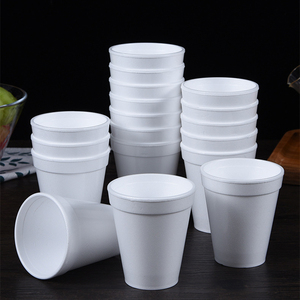 Bán buôn Trắng Smoothie Takeaway đồ uống lạnh cà phê xốp cup 6oz 8oz 16oz 32oz dùng một lần tùy chỉnh EPS bọt ly với logo - Product Image 1