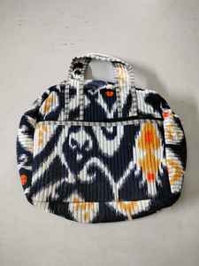 Bolsa de Viaje de Fin de Semana de Lujo Hecha a Mano, con Estampado de Bloques de Algodón, Acolchada, de Gran Capacidad, Resistente, para Deportes, Viajes, Gimnasio, Yoga - Product Image 2