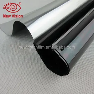 hot sale 2 ply metal layer titanium black silver car solar window film
