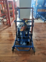 Machine à fabriquer des blocs creux portables avec cendres volantes semi-automatique pour la construction
