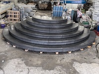 Dalles de pavés en granit gris G654 de Chine, modernes et polies pour l'extérieur - Durables et écologiques