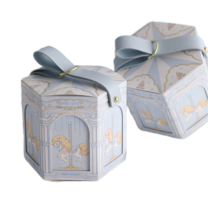 Boîtes rigides en carton de luxe personnalisées, bougies parfumées, bonbons sucrés, emballage cadeau en forme de dossier avec ouverture inclinée, éponge, UV - Product Image 1