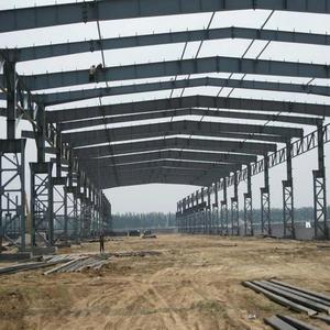 Structure en acier à poutres croisées pour entrepôt, résistante au vent, préfabriquée, industrielle, pour stockage intensif, atelier, hangar métallique - Product Image 1