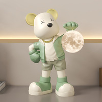 Accessoire décoratif pour enfants en gros, veilleuse LED en forme d'ours pour le salon, le meuble TV, la table basse ou la table de chevet