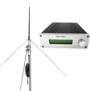 CZE-T251 25W Draadloze Uitzending Fm Radiostation Radio Uitzending Zender Pll