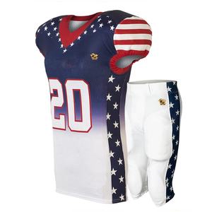 ชุดฝึกฟุตบอลอเมริกันแบบสั่งตัดระบายอากาศได้ดีอุปกรณ์วิทยาลัยสำหรับเยาวชนฤดูร้อน - Product Image 6