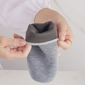 Le manchon de bouteille vierge isolé en néoprène personnalisé couvre le refroidisseur d'eau avec bords en tissu cousu - Product Image 3