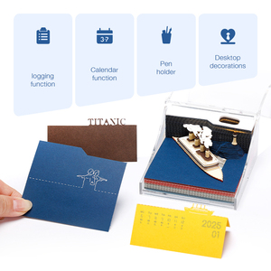 学生文房具パーソナライズ3Dノートパッドカスタムスティッキーノート紙彫刻お土産 - Product Image 5