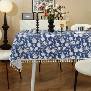 WML063 Nappe de table en tissu jacquard imperméable et anti-poussière, style pastoral américain, pour table basse, vente en gros - Product Image 3