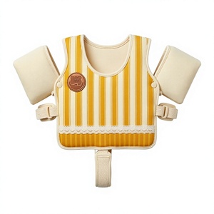 <span class=keywords><strong>Gilet</strong></span> <span class=keywords><strong>de</strong></span> natation pour enfants à rayures verticales avec anneaux <span class=keywords><strong>de</strong></span> flottabilité, garniture en dentelle, en néoprène, <span class=keywords><strong>gilet</strong></span> <span class=keywords><strong>de</strong></span> sauvetage pour tout-petits, entraîneur <span class=keywords><strong>de</strong></span> flottabilité à haute flottabilité - Product Image 3