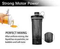 Bouteilles mélangeuses automatiques détachables, électroniques, rechargeables par USB, pour la salle de sport, mélangeurs électriques pour entraînement