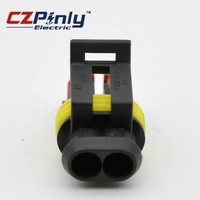 Connecteurs de type TE 282080-1 pour voiture, connecteurs de raccordement pour véhicule, 2 broches