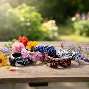 Fascia per capelli annodata con motivo a fiori di cashew DIADEMA 12 pezzi Confezione da 600 Ref44082 - Product Image 3