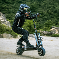 Ab avrupa stok depo ücretsiz kargo teslimat çift Motor 120KM aralığı 80kmh hız 60V40Ah 6000W Commuting elektrikli E Scooter