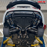 Système d'échappement en titane pour Lexus RCF 5.0, silencieux Valvetronic, tuyaux d'échappement pour RC F
