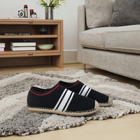 Vente en gros d'espadrilles classiques décontractées à la main pour femmes et dames espadrilles bon marché chaussures plates à plateforme décontractées