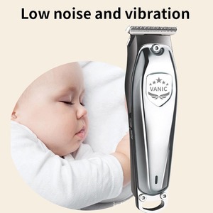 Cortadora de pelo eléctrica Vanic, motor sin escobillas recargable, cuerpo metálico, longitudes ajustables para corte de pelo profesional - Product Image 4