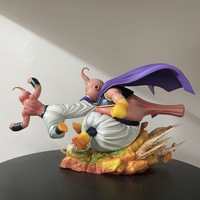 Figurine de combat PVC Dragon Ball Z Majin Buu 18 cm – Statue de collection pour décoration intérieure et cadeau