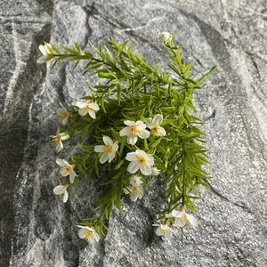 K33 giardino Patio decorazione casa <span class=keywords><strong>margherita</strong></span> fiori Bouquet ramo Daisy pianta pianta verde artificiale per interni esterni <span class=keywords><strong>margherita</strong></span> - Product Image 4