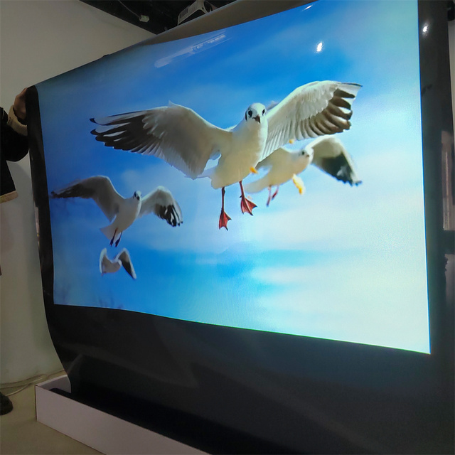 Transparent Rear Projector Film, 3D Window Glass Rear Projector Film/ Self Adhesive Clear Holographic