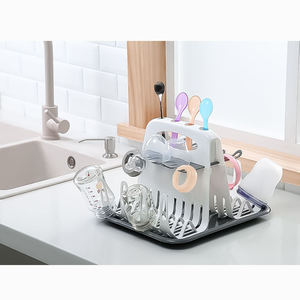 กล่องเก็บขวด NHD-586แบบ NHD กล่องเก็บของทรงกระบอกแบบพลาสติกพร้อมรูระบายน้ำออกจากขวดนมได้ด้วยตัวเองรูปทรงพีระมิดทำจาก PP ปราศจากสาร BPA - Product Image 4