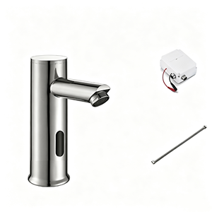 Rubinetto per <span class=keywords><strong>Lavabo</strong></span> con Sensore di Movimento per Progetti Alberghieri, Miscelatore Intelligente Senza Contatto per Bagno - Product Image 1