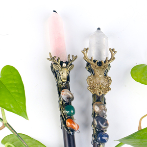 Natural Crystal Point Tower Wand Crystal <b>Magic</b> Stick for Feng Shui - Product Image 5
