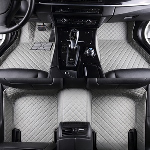 Alfombrillas de cuero 5D de lujo mercedes-benz para coche, impermeables, a prueba de polvo, TPE, juego de alfombrillas antideslizantes para pies para A4L A6L Q3 Q5 Q5L Q7 A1 <span class=keywords><strong>A3</strong></span> - Product Image 4