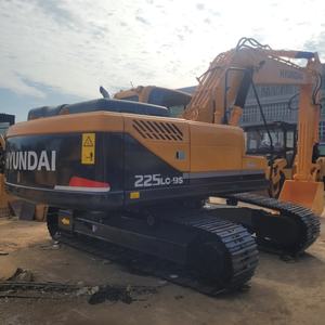 Excavatrice Hyundai 225LC-9 d'occasion de Corée du Sud, modèle 2022, moteur Cummins, boîte de vitesses de 22 tonnes, bonnes performances, à vendre - Product Image 1