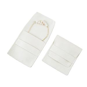 Sac de rangement pour bijoux miniature avec logo personnalisé, pochette de voyage portable pour boucles d'oreilles et bracelets pour femmes, organisateur de bijoux en microfibre coloré - Product Image 5