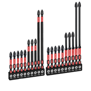 Geinxurn 20 Stück Magnetic Impact Drive Bit PH2 S2 Stahl PhCross Slot Impact Screw driver Bits - Product Image 1