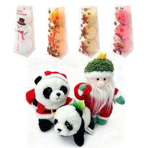 Boules de bain personnalisées OEM ODM pour Noël, jouets de bain moelleux, bombes de bain pour enfants, poupée de Noël parfumée à la lavande - Product Image 4